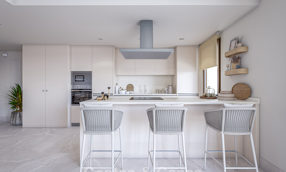 Apartamentos modernos de obra nueva con vistas espectaculares en venta cerca de Marbella, en la Costa del Sol 797146