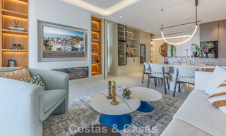 Apartamento de lujo con vistas al mar en primera línea de playa en la New Golden Mile entre Marbella y Estepona 797407 
