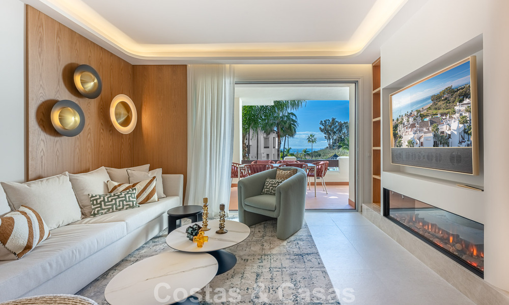 Apartamento de lujo con vistas al mar en primera línea de playa en la New Golden Mile entre Marbella y Estepona 797409
