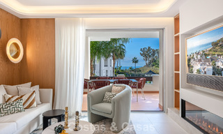 Apartamento de lujo con vistas al mar en primera línea de playa en la New Golden Mile entre Marbella y Estepona 797410 