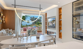 Apartamento de lujo con vistas al mar en primera línea de playa en la New Golden Mile entre Marbella y Estepona 797416 
