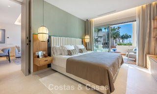 Apartamento de lujo con vistas al mar en primera línea de playa en la New Golden Mile entre Marbella y Estepona 797452 