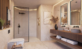 Lanzamiento! Innovadoras villas adosadas en venta con piscina privada en una urbanización muy deseada en Fuengirola, Costa del Sol 797354 