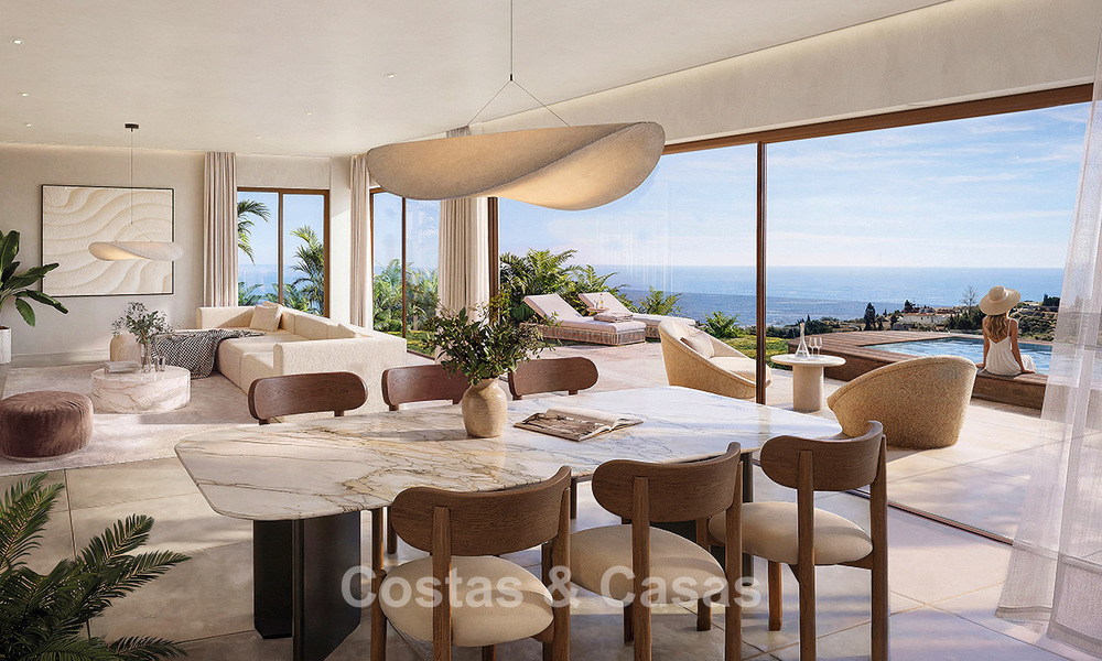 Lanzamiento! Innovadoras villas adosadas en venta con piscina privada en una urbanización muy deseada en Fuengirola, Costa del Sol 797356