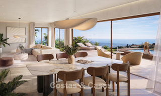 Lanzamiento! Innovadoras villas adosadas en venta con piscina privada en una urbanización muy deseada en Fuengirola, Costa del Sol 797356 