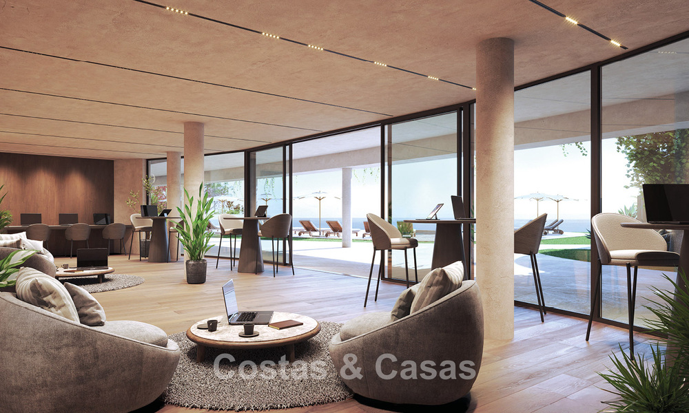 Lanzamiento! Innovadoras villas adosadas en venta con piscina privada en una urbanización muy deseada en Fuengirola, Costa del Sol 797358