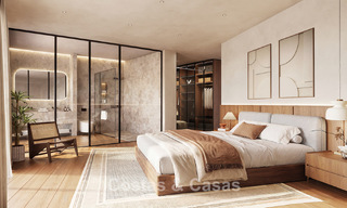 Lanzamiento! Innovadoras villas adosadas en venta con piscina privada en una urbanización muy deseada en Fuengirola, Costa del Sol 797365 