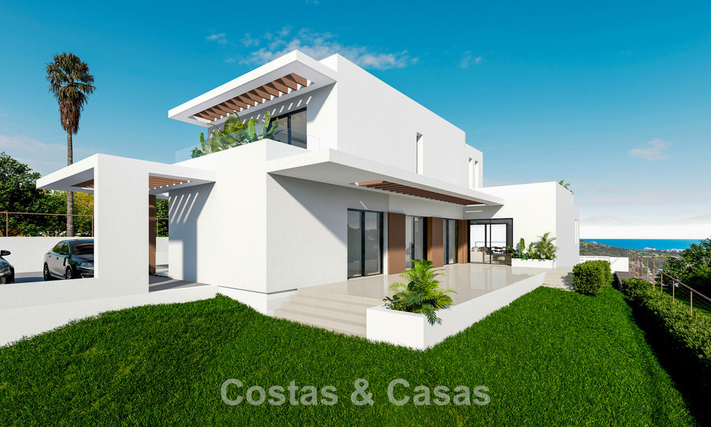 Nuevo proyecto de villa en venta cerca de la playa y campos de golf en Casares, Costa del Sol 797465