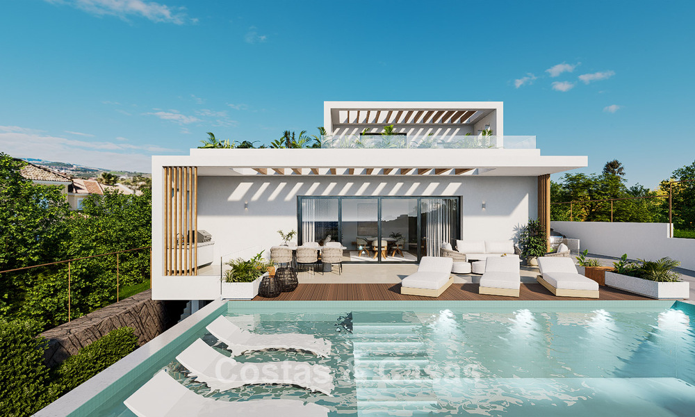 Nuevo proyecto de villa en venta cerca de la playa y campos de golf en Casares, Costa del Sol 797468