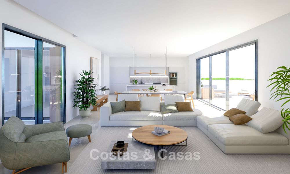 Nuevo proyecto de villa en venta cerca de la playa y campos de golf en Casares, Costa del Sol 797471