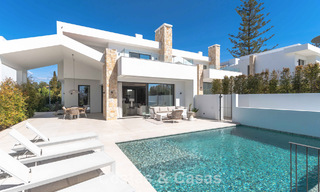 Villa de lujo moderna lista para entrar a vivir con piscina privada en venta en San Pedro, Marbella 797477 