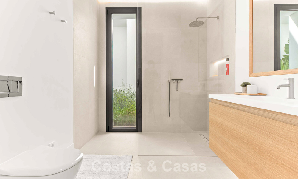 Villa de lujo moderna lista para entrar a vivir con piscina privada en venta en San Pedro, Marbella 797503