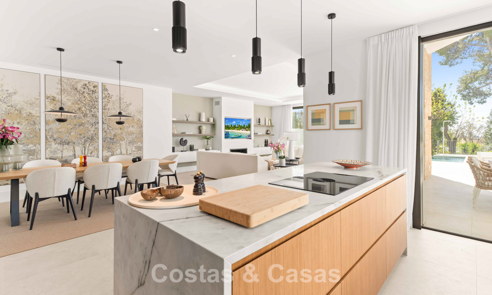 Villa de lujo moderna lista para entrar a vivir con piscina privada en venta en San Pedro, Marbella 797511