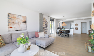 Ático de lujo prestigioso con vistas panorámicas al mar y al golf en venta en Marbella - Benahavís 797538 