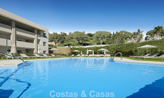 Apartamentos contemporáneos de lujo de obra nueva con encantadoras vistas al mar en venta en Manilva, Costa del Sol 797562 