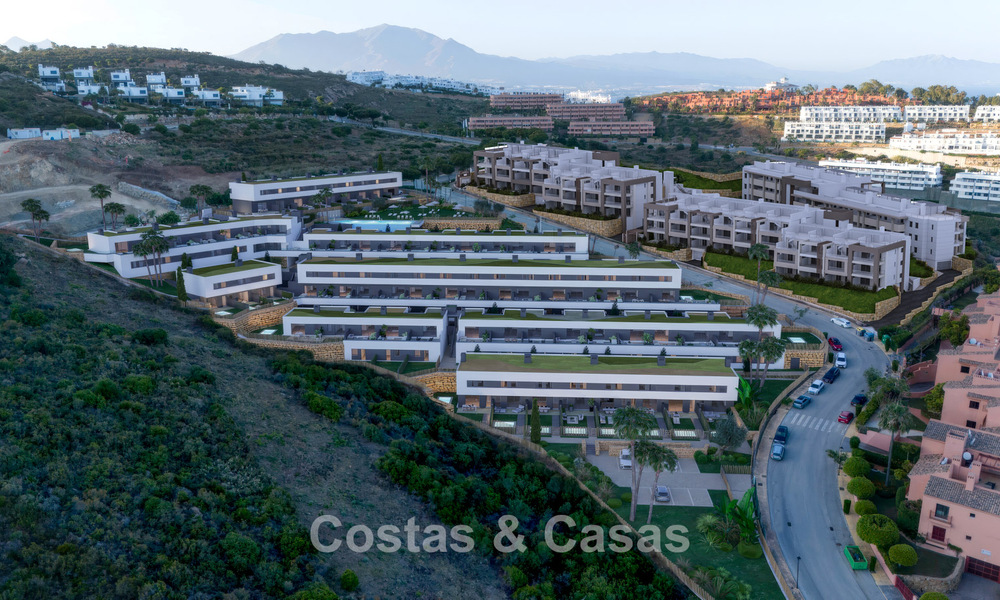 Apartamentos contemporáneos de lujo de obra nueva con encantadoras vistas al mar en venta en Manilva, Costa del Sol 797563