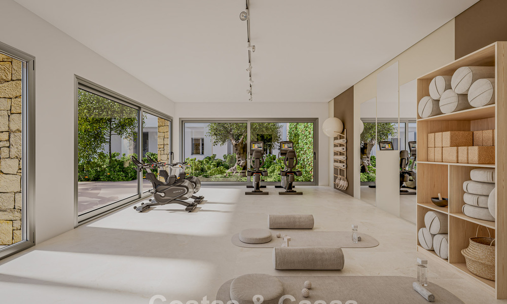 Apartamentos contemporáneos de lujo de obra nueva con encantadoras vistas al mar en venta en Manilva, Costa del Sol 797564