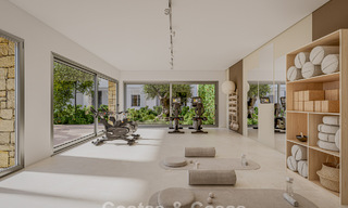 Apartamentos contemporáneos de lujo de obra nueva con encantadoras vistas al mar en venta en Manilva, Costa del Sol 797564 