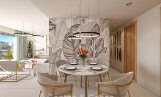 Apartamentos contemporáneos de lujo de obra nueva con encantadoras vistas al mar en venta en Manilva, Costa del Sol 797568 