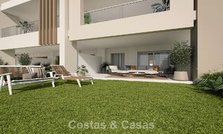 Apartamentos contemporáneos de lujo de obra nueva con encantadoras vistas al mar en venta en Manilva, Costa del Sol 797570 