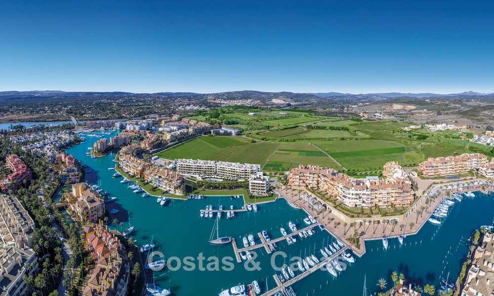 Apartamentos contemporáneos de lujo de obra nueva con encantadoras vistas al mar en venta en Manilva, Costa del Sol 797576