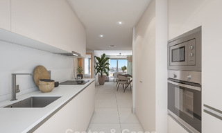 Apartamentos contemporáneos de lujo de obra nueva con encantadoras vistas al mar en venta en Manilva, Costa del Sol 797583 