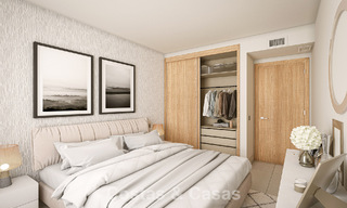 Apartamentos contemporáneos de lujo de obra nueva con encantadoras vistas al mar en venta en Manilva, Costa del Sol 797585 