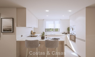 Apartamentos contemporáneos de lujo de obra nueva con encantadoras vistas al mar en venta en Manilva, Costa del Sol 797587 