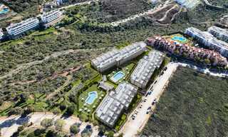 Apartamentos contemporáneos de lujo de obra nueva con encantadoras vistas al mar en venta en Manilva, Costa del Sol 797588 