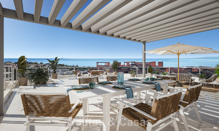 Apartamentos contemporáneos de lujo de obra nueva con encantadoras vistas al mar en venta en Manilva, Costa del Sol 797593 