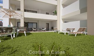 Apartamentos contemporáneos de lujo de obra nueva con encantadoras vistas al mar en venta en Manilva, Costa del Sol 797594 