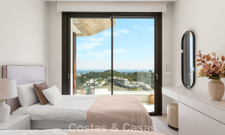 Ático de lujo luminoso y contemporáneo en venta con vistas al mar en las colinas de La Quinta Resort en Marbella - Benahavís 797694 