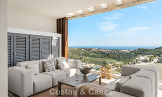 Ático de lujo luminoso y contemporáneo en venta con vistas al mar en las colinas de La Quinta Resort en Marbella - Benahavís 797699 