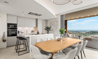 Ático de lujo luminoso y contemporáneo en venta con vistas al mar en las colinas de La Quinta Resort en Marbella - Benahavís 797700 