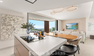 Ático de lujo luminoso y contemporáneo en venta con vistas al mar en las colinas de La Quinta Resort en Marbella - Benahavís 797702 