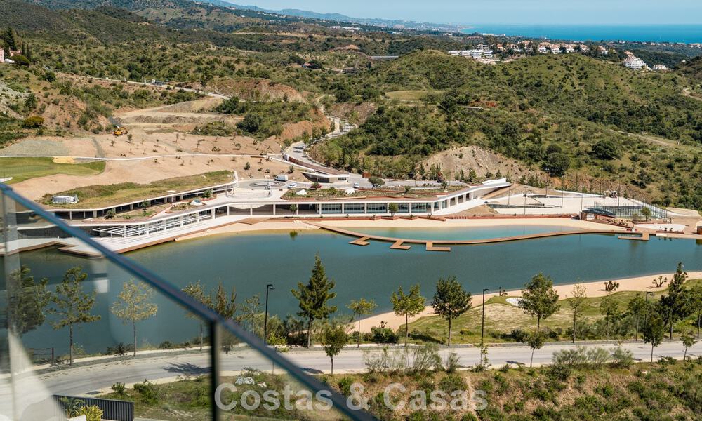 Ático de lujo luminoso y contemporáneo en venta con vistas al mar en las colinas de La Quinta Resort en Marbella - Benahavís 797722