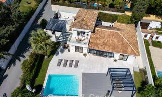 Villa contemporánea de estilo mediterráneo en venta a poca distancia de la playa y de los servicios de San Pedro, Marbella 797901 