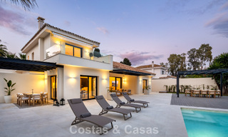 Villa contemporánea de estilo mediterráneo en venta a poca distancia de la playa y de los servicios de San Pedro, Marbella 797905 