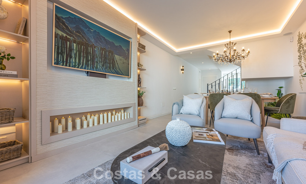 Adosado renovado moderno en venta, en Aloha rodeado de campos de golf en Nueva Andalucía, Marbella 797923