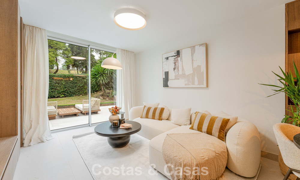 Elegante apartamento en planta baja reformado en venta en un prestigioso campo de golf en La Quinta, Benahavís - Marbella 797959