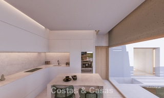 Proyecto de villa de obra nueva en venta junto a un campo de golf cerca del centro de Estepona 798385 