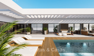 Proyecto de villa de lujo en venta en primera línea de golf en Casares, Costa del Sol 798383 