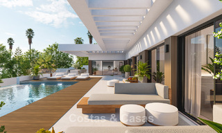 Proyecto de villa de lujo en venta en primera línea de golf en Casares, Costa del Sol 798384 