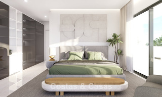 Villa exclusiva de obra nueva en venta a pocos minutos de la playa y de los campos de golf en Casares, Costa del Sol 798510 