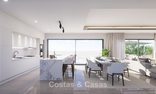Villa exclusiva de obra nueva en venta a pocos minutos de la playa y de los campos de golf en Casares, Costa del Sol 798513 