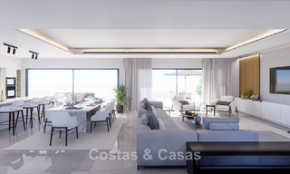 Villa exclusiva de obra nueva en venta a pocos minutos de la playa y de los campos de golf en Casares, Costa del Sol 798514 