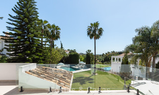 Impresionante villa moderna mediterránea totalmente renovada con vistas al mar en venta en Benahavís - Marbella 798530 