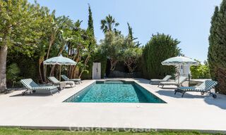 Impresionante villa moderna mediterránea totalmente renovada con vistas al mar en venta en Benahavís - Marbella 798564 