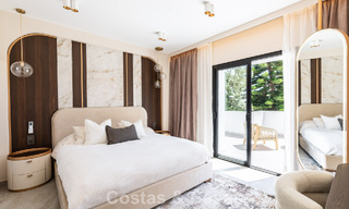 Impresionante villa moderna mediterránea totalmente renovada con vistas al mar en venta en Benahavís - Marbella 798574 