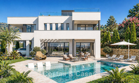 Villa de lujo lista para entrar a vivir, sofisticada y en primera línea de golf en La Cala Golf Resort, Mijas, Costa del Sol 798586